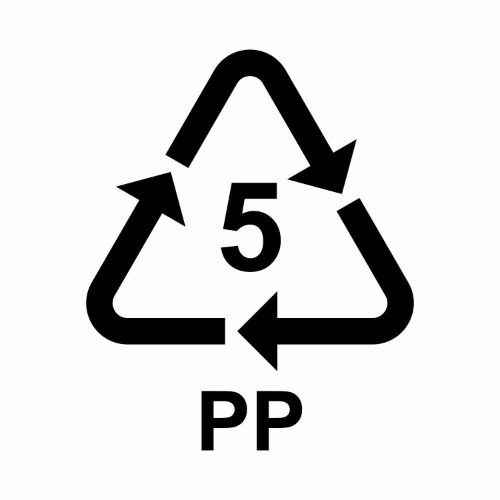 Plastic Code 5 PP Symbol